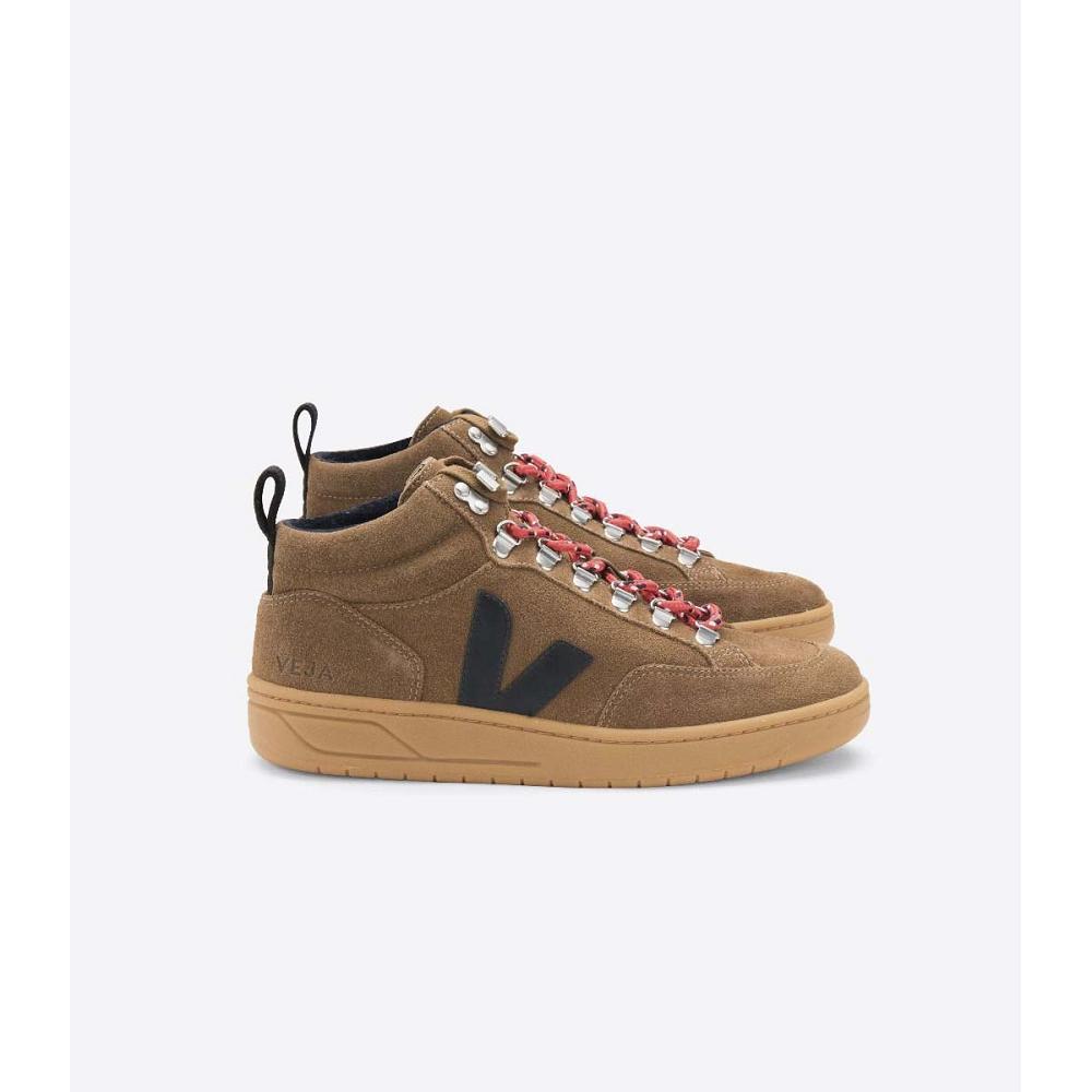 Brown Women\'s Veja RORAIMA SUEDE High Tops | AU 356XYU